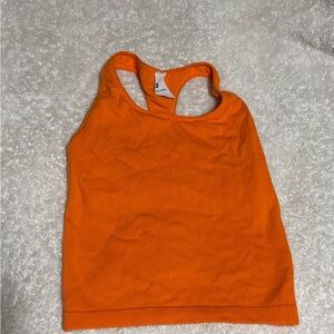 Orange Racerback Athletic Top